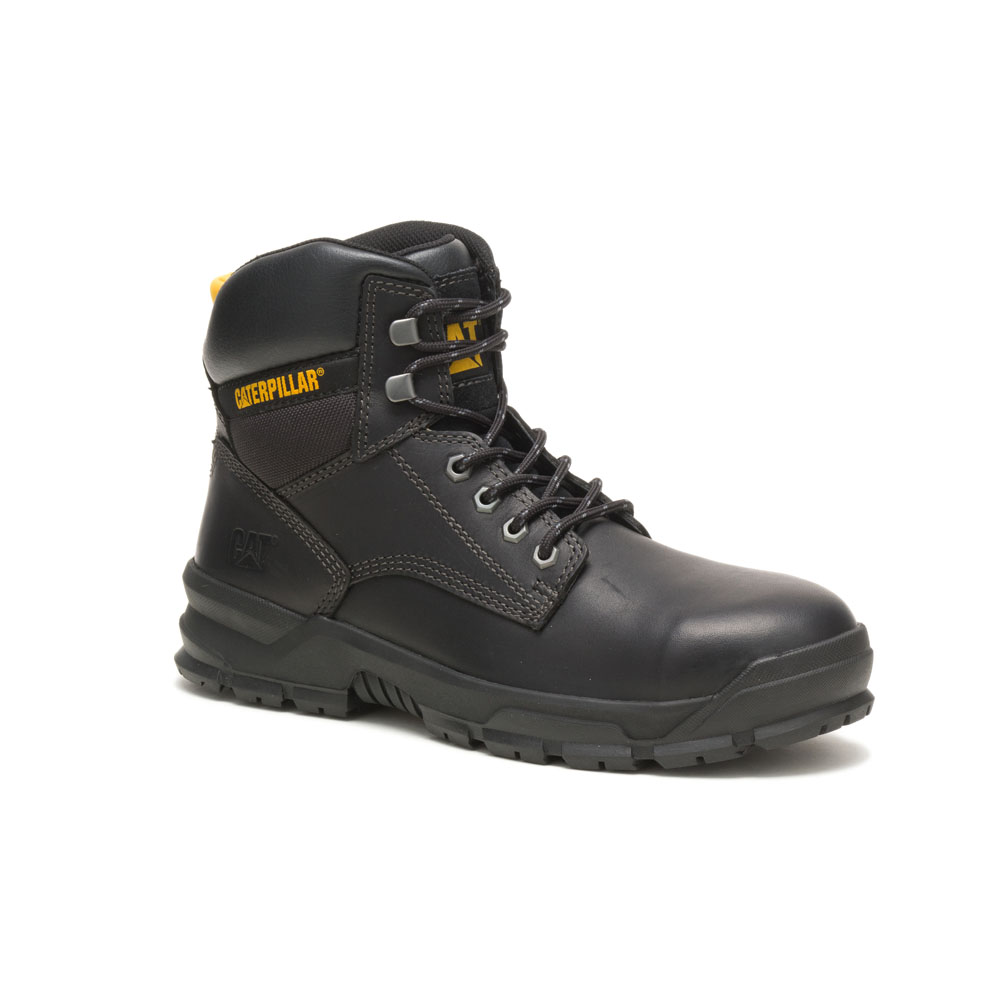 Caterpillar Mobilize Alloy Toe - Mens Ankle Boots - Black - NZ (146KLCRFI)